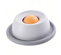 Fockety Gamelle Anti-glouton pour Chien, Gamelle Antidérapante avec Balle Interactive à Rouler, Anti-étouffement pour Chiens et Chats, Distributeur de Bouillon D'os, Yaourt et (Grey)