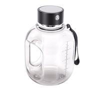 Fockety Générateur D'eau Hydrogène, 1,8 L 1800 PPb PCTG, Bouteille D'eau Riche en Hydrogène étanche, Carafe Générateur pour la Maison, le Fitness, les Voyages (BLACK)