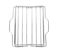 Fockety Grille à Rôtir en Acier Inoxydable | Support Pliable et Réglable en V, Revêtement Antiadhésif, sans Danger pour le Gril du Four, pour la Cuisson, le Rôtissage,