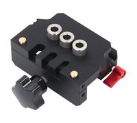 Fockety Guide de Perçage Auto-centrant pour Bois, Gabarit D'assemblage, 6
