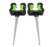 Fockety Guides de Tuyaux de Jardin Pike, ABS Plateau de Soutien au Tuyau de Pelouse Léger pour la Protection des Plantes, avec Une Conception Enrobée de Rouille pour L'irrigation