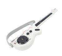 Fockety Guitare électrique pour Enfants, Guitare Intelligente sans Cordes avec Lumières LED Multicolores et Platine DJ, Jouet D'instrument de Musique pour Enfants de 3 Ans et Plus, Cadeau (Grey)