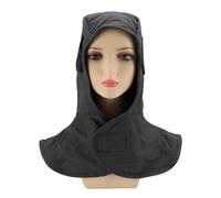 Fockety Hotte de Soudage, Couvercle de Tête de Tissu en Coton Ignifuge avec drapé D'épaule, Protection Complète pour le Soudage Peinture de Basse
