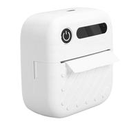 Fockety Imprimante d'autocollants, Mini-imprimante Thermique Portable sans Encre avec 1 Rouleau de Papier, étiqueteuse Bluetooth pour Notes, Journal, Photos, Usage Domestique