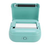 Fockety Imprimante D'étiquettes D'expédition Thermique, Imprimante de Poche sans Fil 203Dpi avec Modèles, pour Billets, Photos, Mémos, Impression Thermique Portable (Green)
