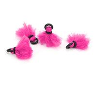 Fockety Indicateurs de Frappe de Fil de Pêche à la Mouche, pour Flotteurs de Positionnement D'hameçon à Dérive, Paquet de 4 Pièces pour Un Temps de Pêche Agréable (Pink)