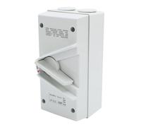 Fockety Interrupteur de Déconnexion à Moteur Ci-joint, AC440V 63A 3pole IP65 Boîte de Disjoncteur de Disquerie à L'épreuve de L'eau, Interrupteurs de sécurité Disjoncteur de Moteur