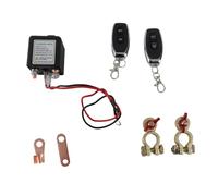 Fockety Interrupteur de Déconnexion de Batterie à Distance, DC12V 250A Télécommande sans Fil Antivol Interrupteur de Mise à Niveau pour Voiture, Interrupteur D'arrêt de la Batterie