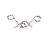 Fockety IQ Test Brain Teaser Metal Wire Puzzles Game for Adults & Children, 8pcs / Set Children Toys & Magic Trick Toy