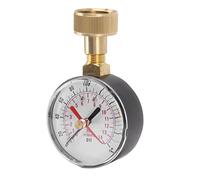 Fockety Jauge de Pression d'Eau, 0 à 200 Psi 0 à 14 Bar 3/4 Filetage Femelle Jauge de Test de Pression d'Eau, de ' pour la Maison pour être Liquide, Vapeur, Gaz