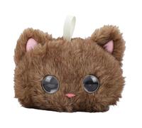 Fockety Jouet en Peluche Intelligent AI, Animal de Compagnie Interactif Parlant Multilingue avec Yeux émotionnels, Assistant d'apprentissage, Jouet Robot AI pour Enfants et Adultes (Brown)