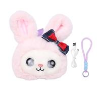 Fockety Jouet en Peluche Intelligent AI, Animal de Compagnie Interactif Parlant Multilingue avec Yeux émotionnels, Assistant d'apprentissage, Jouet Robot pour Enfants (Lapin)