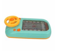 Fockety Jouet Volant Musical, Jouet Voiture de Course Interactive à Volume RÉGLABLE 4 Ventimes Fermements Fixés Volant de Conduite pour Les Enfants à Chargement USB