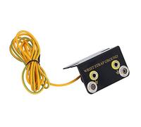 Fockety Kit de Connecteur de Prise de Terre avec Dragonne en Forme de L avec Couvercle de Protection pour une Installation Facile Sous le Poste de Travail pour les Travailleurs de L'industrie