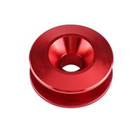 Fockety Kit de Montage de Pare-Chocs de Voiture/Boulon de Montage de Compartiment Moteur-Ensemble Solide et Durable de 4 pour Pare-Chocs Avant (Rouge)