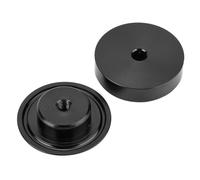 Fockety Kit de Suppression de Bloc D'essuie-glace Arrière, Prise Adaptée pour CRX Durable pour/Integra Professionnel en Alliage D'aluminium, Noir 6 Pièces