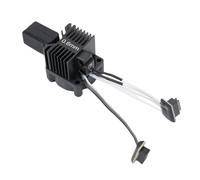 Fockety Kit de tête d'impression P1P P1S pour imprimante 3D série P1, assemblage intégré de 0,6 mm en acier trempé avec ventilateur, thermistance, élément chauffant en céramique