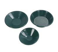 Fockety Kit d'orpaillage 3PCS, kit d'orpaillage pour l'extérieur, équipement de Prospection pour débutants pour faciliter l'exploitation minière et la Prospection, Vert