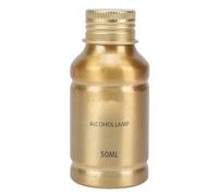 Fockety Lampe à Alcool, Boîtier en Métal de 50 Ml, Lampe à Alcool, Boîtier en Alliage D'aluminium, Poêle à Alcool Léger avec Base Stable pour la Randonnée en Plein Air, Pique-nique,