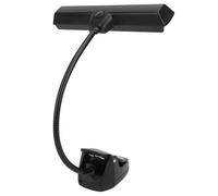 Fockety Lampe de Pupitre, Lampe de Piano Rechargeable à Pince Réglable Avec 2 Niveaux de Luminosé, de Livre à LED pour Piano à la File