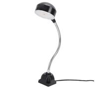 Fockety Lampe de Travail LED à Col de Cygne Flexible 1500 Lumens 15 W, éclairage Industriel pour Tour et Perceuse à Colonne, Garage, Atelier, Machine à Coudre, Fraisage CNC (noir) (Prise UE)