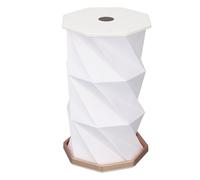 Fockety Lampe en Papier Pliable, Lampe de Chevet Rechargeable par USB avec Variateur Tactile, Lumière Chaude, Lampe de Table Minimaliste pour Chambre à Coucher, Salon, Chambre D'enfant,