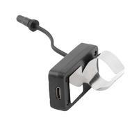 Fockety Lampe LED à luminosité Réglable pour Un Nettoyage Facile des Oreilles, Lumière Rechargeable par USB pour Les âges (Black)