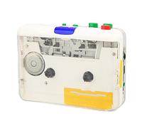 Fockety Lecteur DE Cassettes Portable, Prix Jack 3,5 Mm Rechargeable par USB Leceneur DE Cassettes avec Logiciel, ConvertisSeur DE en MP3 avec des Boutons DE Couleur