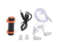 Fockety Lecteur MP3 8 Go avec écouteurs étanches, Son Hi-FI sans Perte, boîtier en Aluminium étanche IPX8, idéal pour la Natation, la plongée, Le Surf, la Course à Pied (Black)