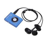 Fockety Lecteur MP3 étanche, Lecteur de Musique sous-Marine de 8 Go classé IPX8, Son sans Perte avec écouteurs Intégrés pour la Natation, Le Surf, la Plongée, la Course à Pied (Blue)