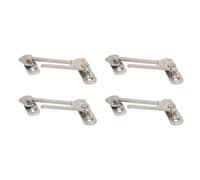 Fockety Limiteur de Fenêtre, Butée de Battant en Acier Inoxydable 304 avec Angle d'ouverture de 65 Degrés, Ressort Robuste Multi-tours, Limiteur d'ouverture de Fenêtre pour la Protection de la