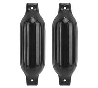 Fockety Lot de 2 Pare-Chocs Gonflables Côtelés pour Bateaux pour Amarrage, 4,5 X 16 Pouces en PVC pour Ponton, Pare-Chocs pour Bass Boat, Jon Boat, Jet Ski, Yacht, PWC et Bateau de Pêche