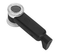 Fockety Loupe, 30x Lenilles Double Couche Imagerie Précis Loupe Lumineuse Éclaire 3 CouleUrs d'Éclairage PAR USB USB AVec Lame Multifonctionlle
