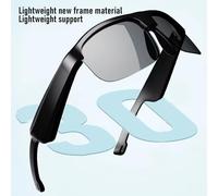 Fockety Lunettes Bluetooth Intelligentes, Monture TR90 Polarisée avec et Haut-parleurs Intégrés, Batterie Longue Durée 4 à 5 Heures de Lecture, Bluetooth 5.3 pour iOS Windows