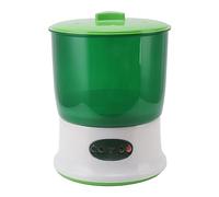 Fockety Machine à germer Les Haricots, 8W 3 Layers Automatic Bean Sprouts Maker, 8W 3 Layers Auto Control Seed Sprouter Kits with Pressing Plate, 2.5-4 Days Sprouting Time, for Home (Prise UE 220V)