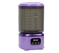 Fockety Machine à Laver Portable, Mini Laveuse sans Fil Rechargeable de 2 L avec Options D'essorage et de Lumière Rouge Bleue, pour Voyage, Appartement, Dortoir, Soutiens-gorge, (PURPLE)