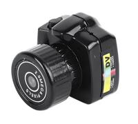 Fockety Micro Mini DV DVR Caméra Caméscope, Micro Caméra Vidéo Portable avec Fonction Webcam, Mini Enregistreur Vidéo Rechargeable avec Porte-clés pour Casque, Vélo, Moto, Randonnée, Sport