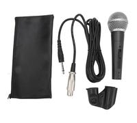 Fockety Microphone Filaire, Microphone Caroïde Polygonal pour karaoké avec Câble XLR 6,5 Mm, à la Dynamique Principale pour Chanter, Discours, Mariage, Actintis de Plein Air