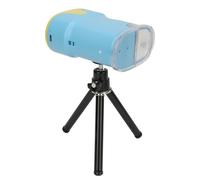 Fockety Microscope de Poche, 2,0 Pouces 1000x HD Microscope Portatif Tenu dans la Main d'enfants avec Trépied RÉGLABLE, Rechargeable Tenu dans la Source Principale de Lumière LED (Blue)