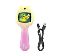 Fockety Microscope Numérique pour Enfants, Grossissement 1600X, Microscope Portable pour Enfants, Outil d'apprentissage éducatif STEM avec écran de 2,0 Pouces, Caméra Intégrée pour Plantes,