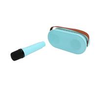 Fockety Mini Karaoké, Haut-Parleur Rétro Portable de Type C Microphone, Système de Haut-Paroles de Type