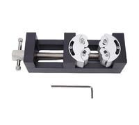 Fockety Mini Pince à étau, Conception Fractale Intelligente à Réglage Automatique en Alliage D'aluminium pour Banc de Perceuse, avec Construction Robuste pour L'artisanat, la