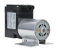 Fockety Mini Pompe à Vide DC 12V/24V, 10W 15L/Min Pompe à air électrique Portable avec Support, Pompe à air aspirante à Pression négative, Pompe à diaphragme pour Les projets de Bricolage(12V)