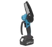 Fockety Mini Tronçonneuse, Tronçonneuse électrique Portable sans Fil de 12,7 Cm, Petite Sie à Chaine Rechargeable Alimentée par Batterie 18 V pour la coupé du Bois, l'élagage des Arbres