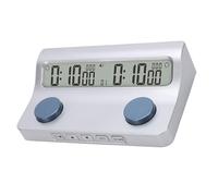 Fockety Minuterie D'horloge D'échecs, Buzzer Silencieux à Deux Modes avec Bip Sonore et Alertes Visuelles, pour Les Tournois de Jeux de société, Les Clubs D'échecs Go Chinese Chess