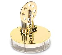 Fockety Modèle de Moteur Stirling, Alliage de Zinc à Basse Température du Moteur à Vapeur Physics Science Touet avec Une Opération d'eau Chaude Préchauffée pour Les Projets