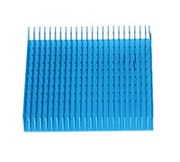 Fockety Module de Refroidissement de Dissipateur Thermique en Aluminium, Radiateur de Refroidissement Résistant à L'usure pour Amplificateurs de Puissance IC, pour Cartes Mères -120x120x20mm (BLUE)