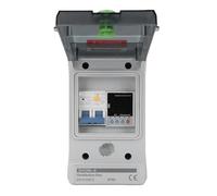 Fockety Moniteur d'énergie pour Maison Intelligente, Disjoncteur WiFi 230 V 63 A avec Protection contre les Surcharges et Fonction de Minuterie, Système de de l'énergie avec Données en Temps Réel