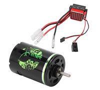 Fockety Moteur à Balais 540, Excellentes Performances, Faible Bruit, pour Camping-Car, Réservoir Court 1/10, Vert (#14)