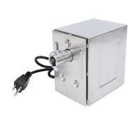 Fockety Moteur de Rôtissoire de Gril, Moteur de Broche de Rôtissoire électrique en Acier Inoxydable de 45 W, Moteur de Rôtissoire de Barbecue pour Rôtissoire de Poulet de Chèvre de